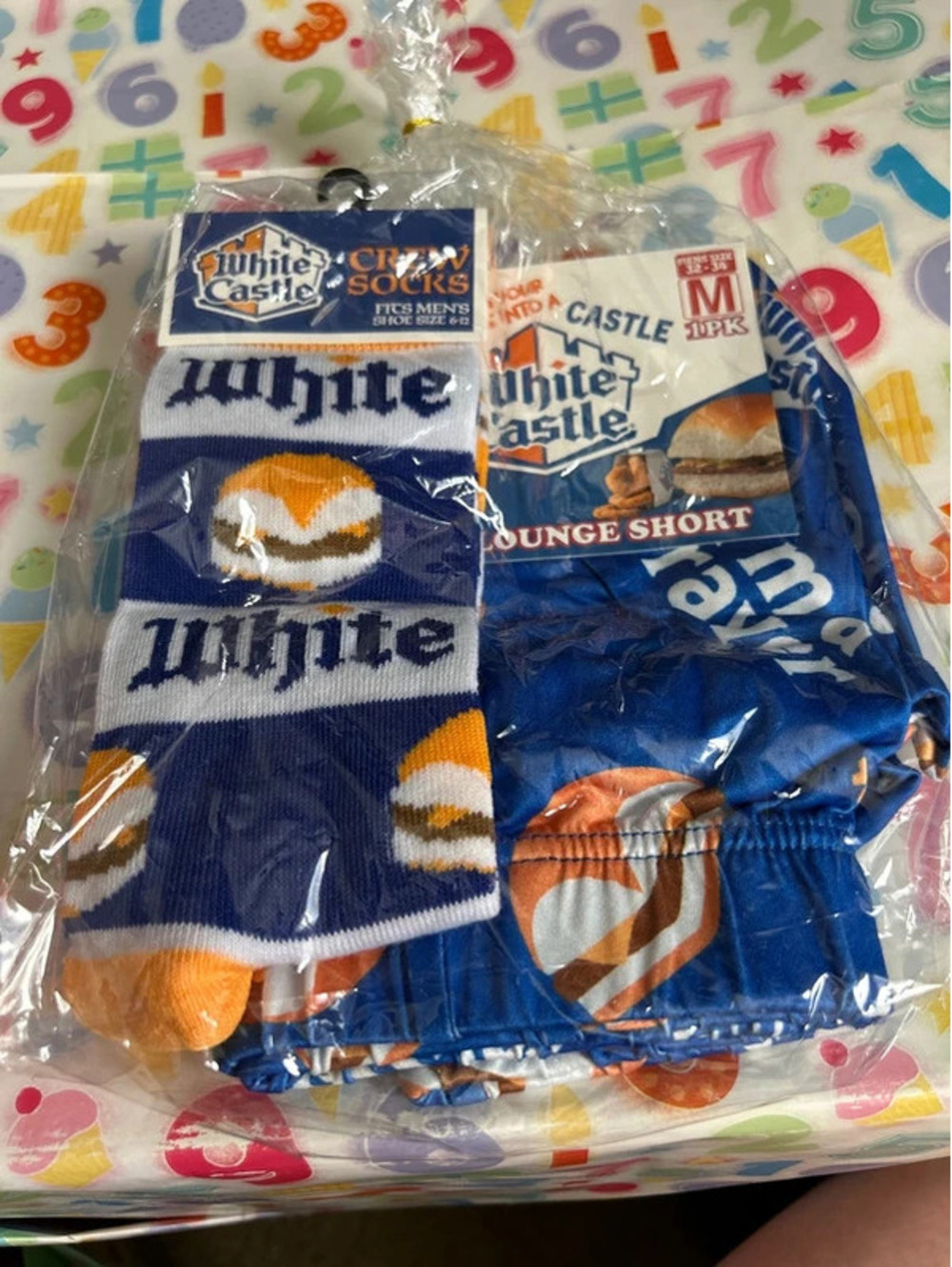 New mens med white castles gift set